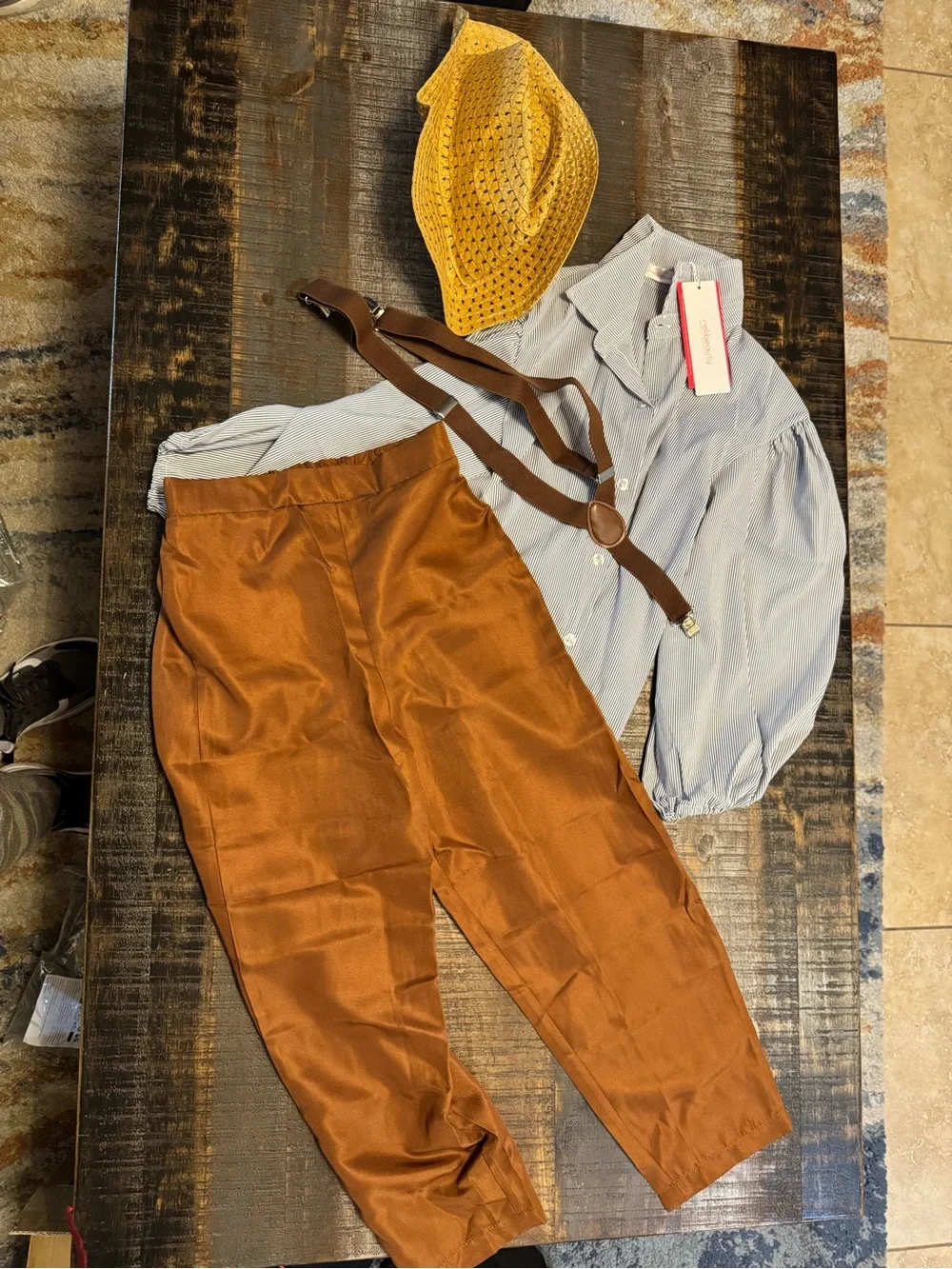 NWT ReliBeauty Boys Pioneer Costume Kids Colonial Costume Boys with Hat